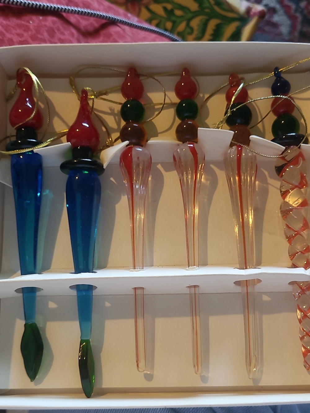 Hand-Blown Glass Holiday Ornaments - Multicolor